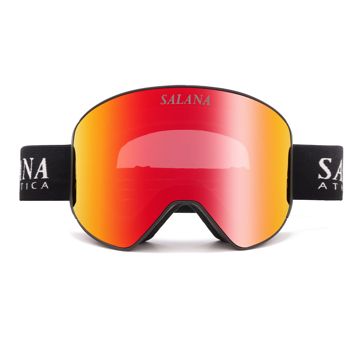 Salana ski snowboard goggles - mirrored orange