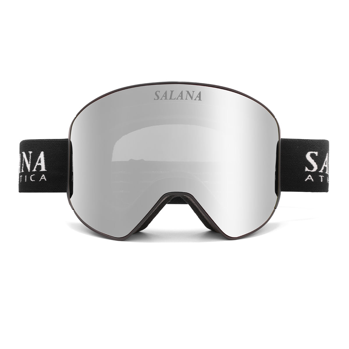 Salana premium mirrored silver ski snowboard goggles