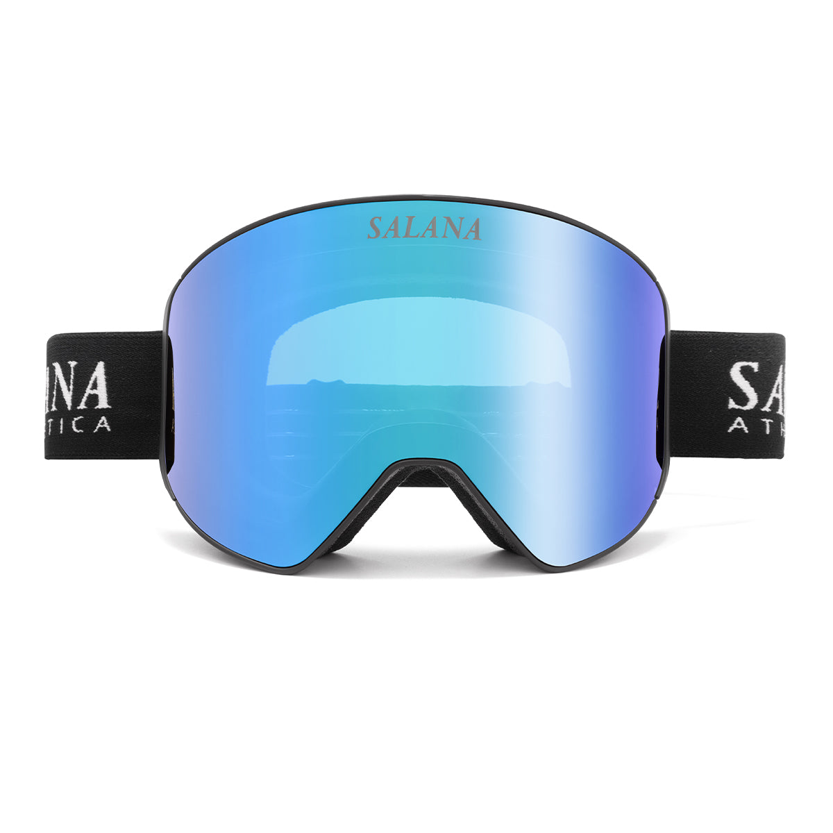 Salana ski snowboard goggles - mirror tint blue