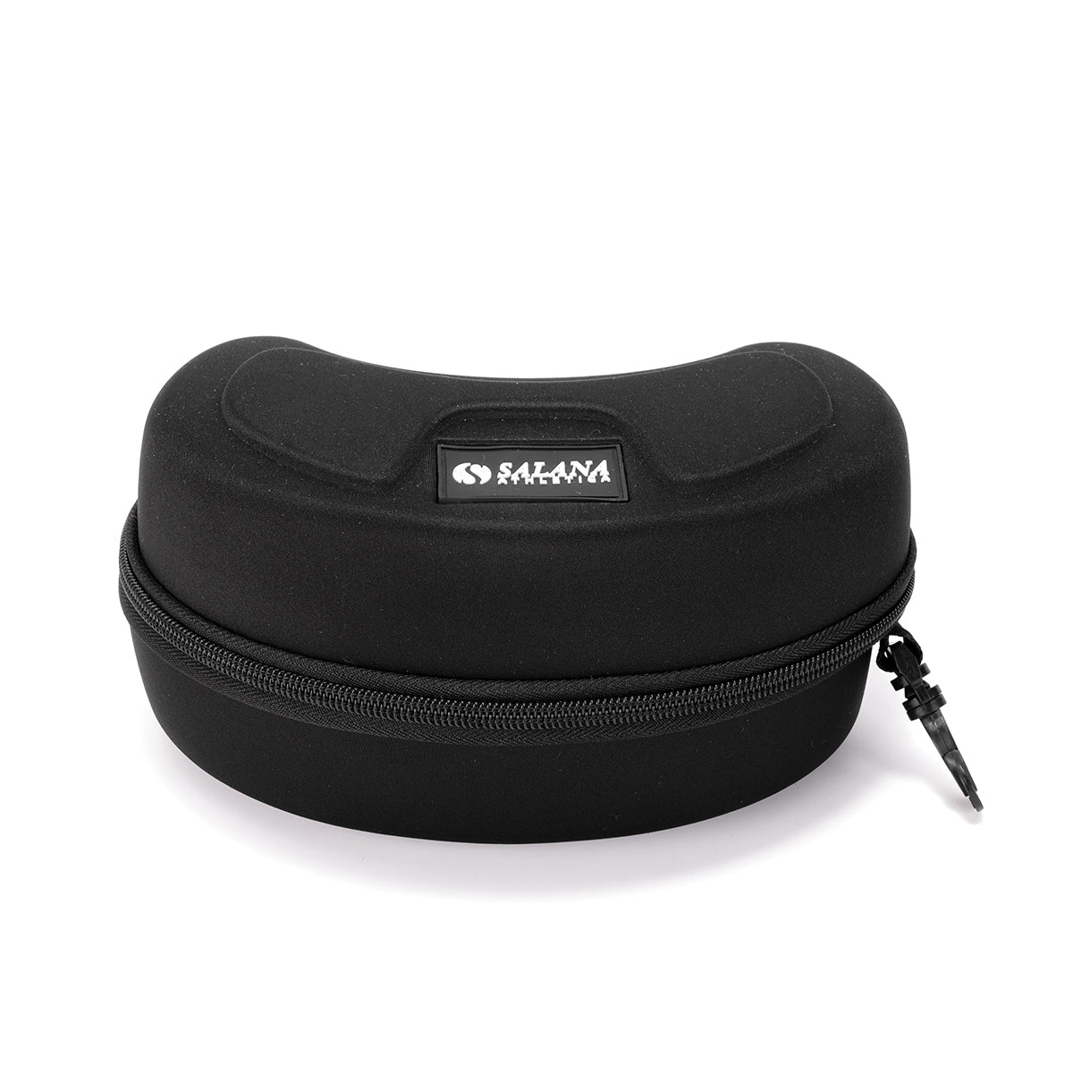 Protective ski goggle case with zip