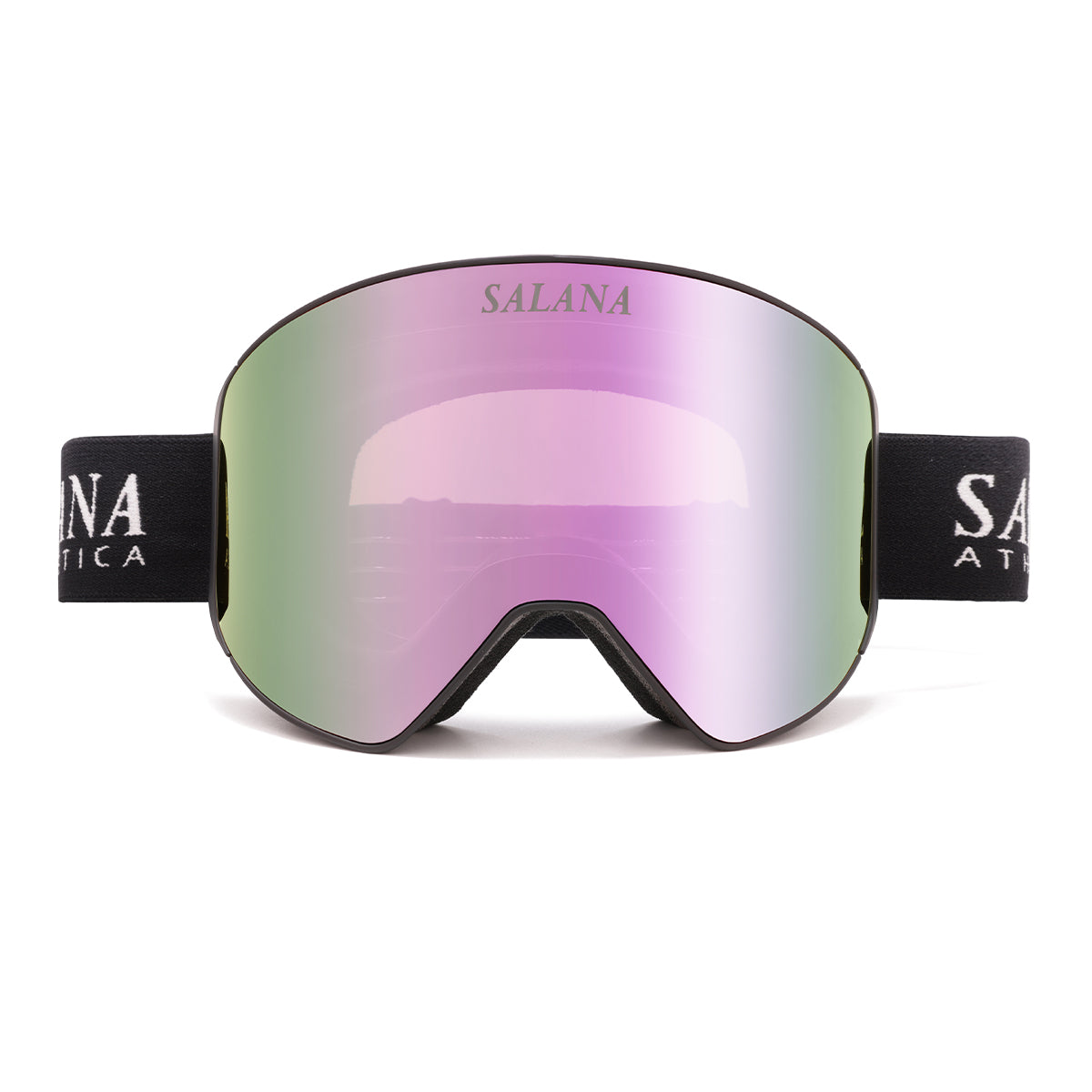 Salana pink mirrored ski snowboard goggles